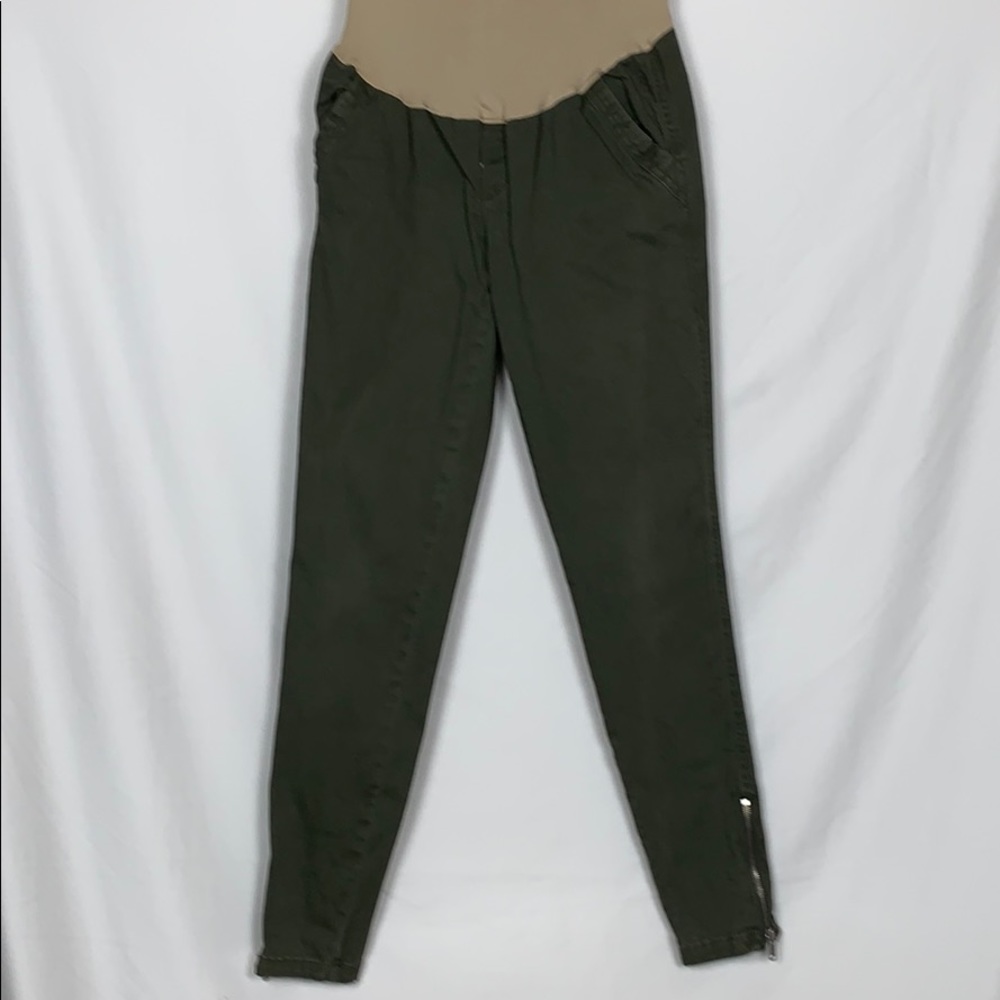 Old Navy army green maternity pants size 4